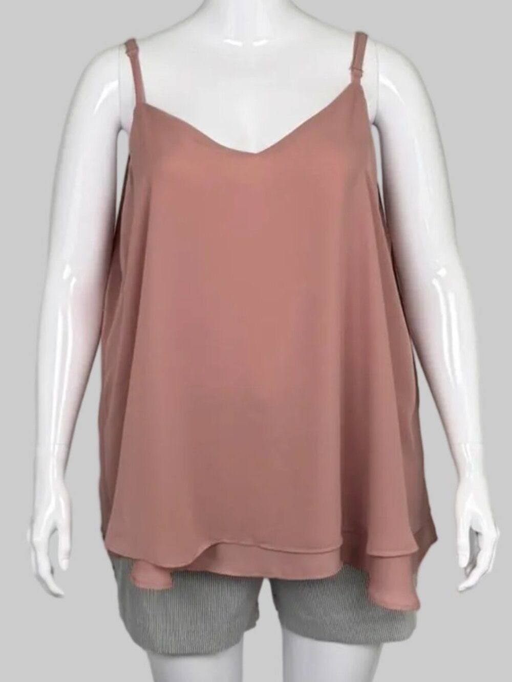 Torrid Rose Taupe Sophie Swing Cami - Size 2